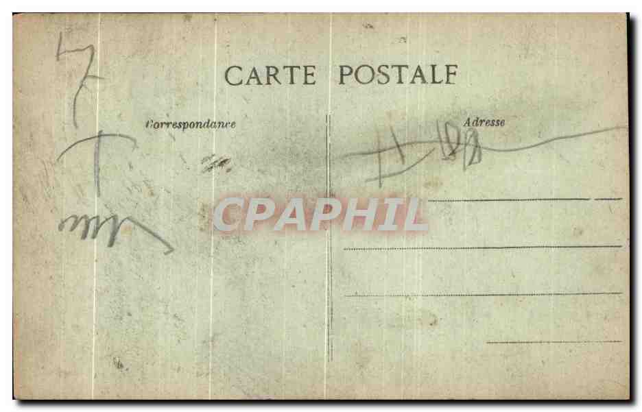 CPA Quimper Tourelle des Anciennes Forifications — Rückseite