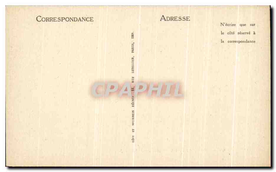 CPA Cathedrale De Chartres Ancien Jube — Verso