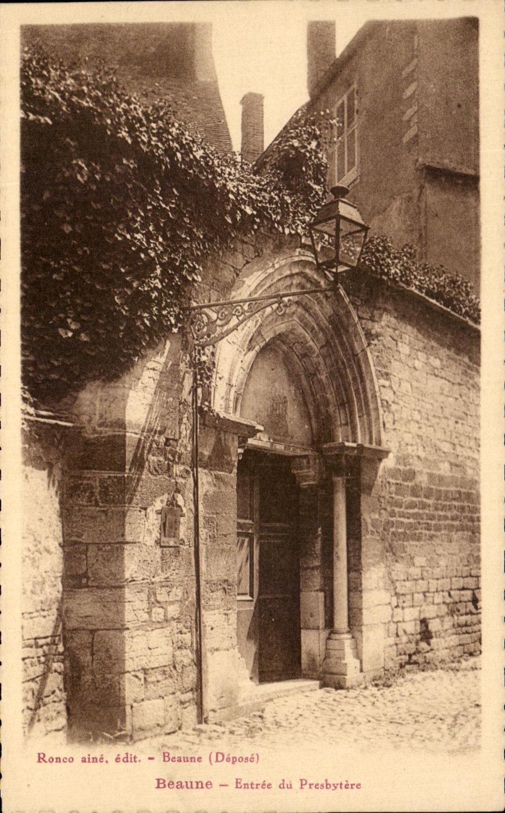 CPA Beaune Entree Du Presbytere