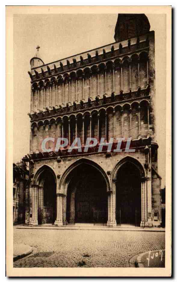 CPA Dijon Facade De l'Eglise Notre Dame