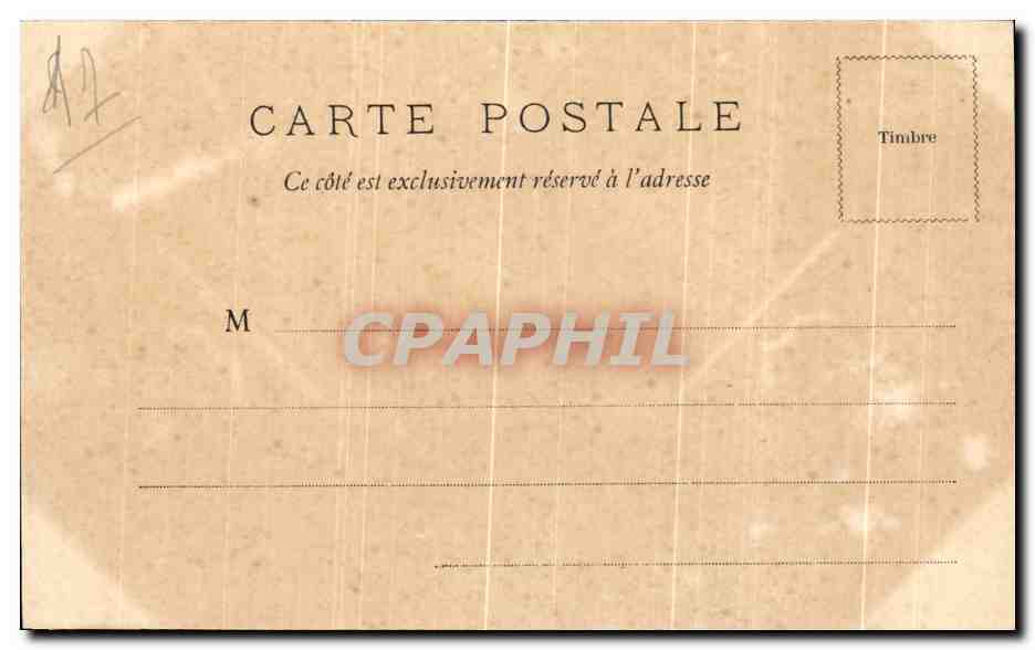 CPA Esnandes Eglise Fortifiee — Back