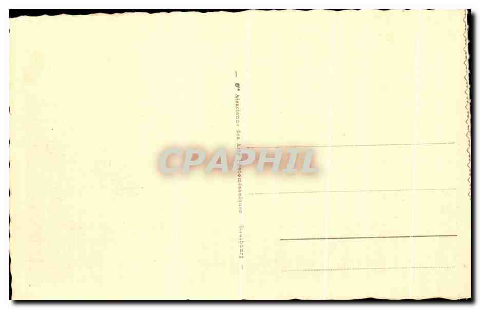 CPA Lourdes La Vallee et le Gave — Verso