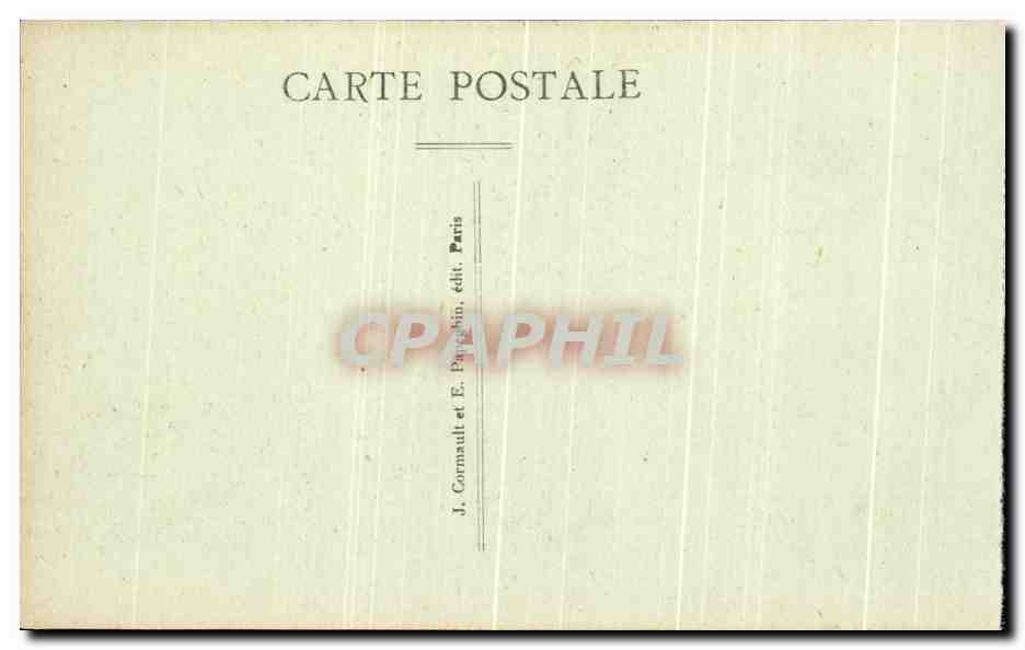 CPA Paris L'Avenue du Bois de Boulogne Automobile Arc de Triomphe  — Rückseite