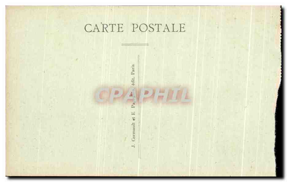 CPA Paris L'Arc de Triomphe et Place de l'Etoile  — Rückseite