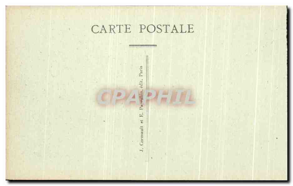 CPA Paris La Place de la Corcorde Les Fontaines Place de la Concorde — Verso
