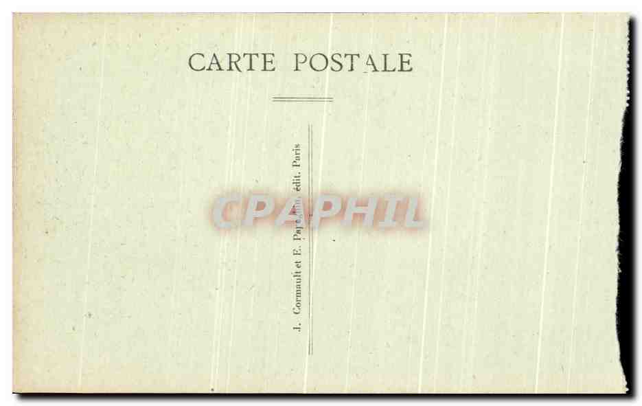 CPA Paris La Bourse Bus  — Rückseite