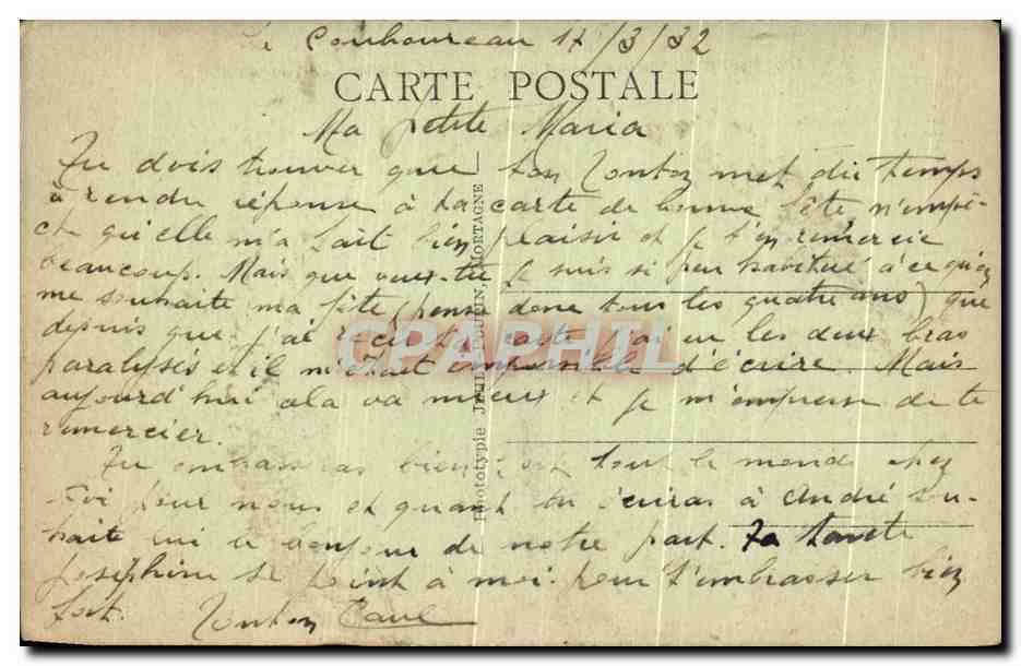 CPA Tiffauges Chateau de Barbe Bleue La Tour de Vidame — Back
