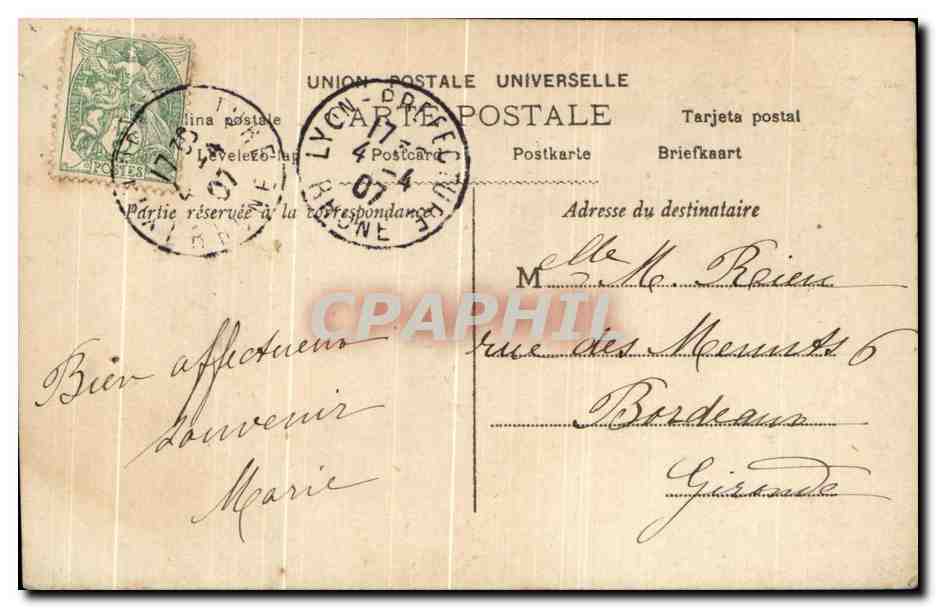 CPA Fantaisie Enfant Joyeuses Paques Peuf Ange  — Rückseite