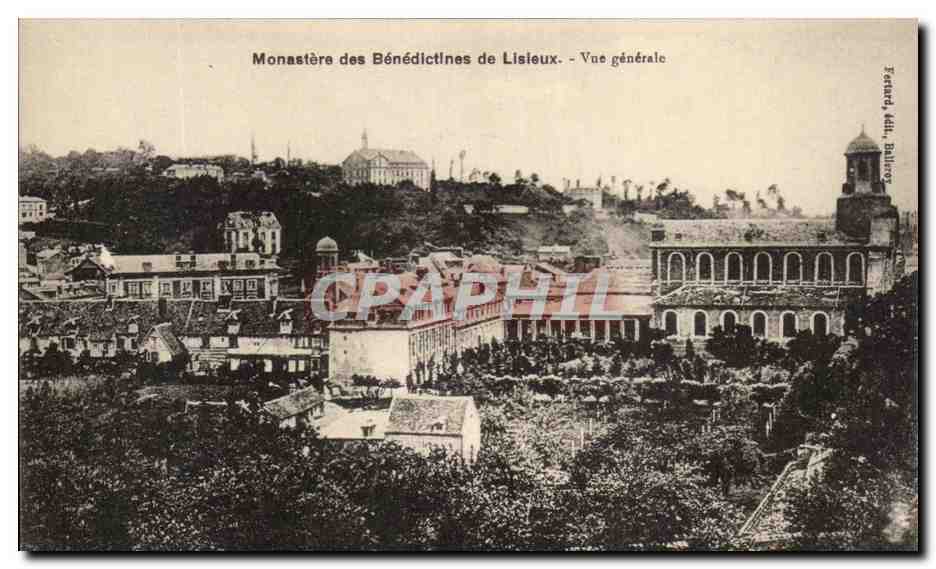 CPA Monastere des Benedictines de Lisieux Vue generale