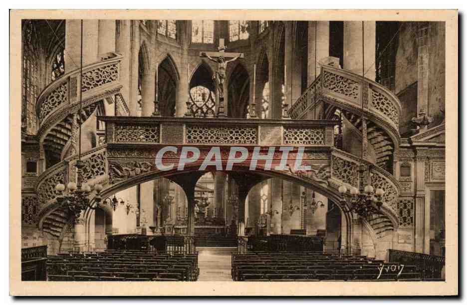 CPA Paris En Flanant Interieur de St Etienne du Mont Le Jube