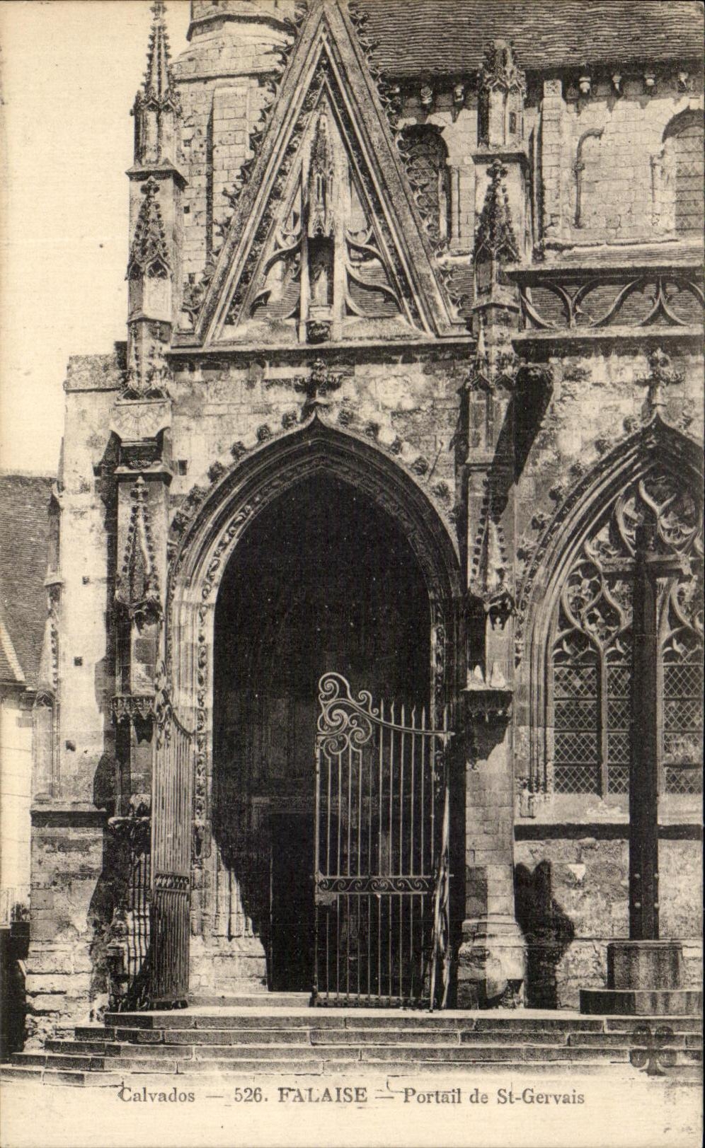 CPA Calvados Falaise Portail de St Gervais