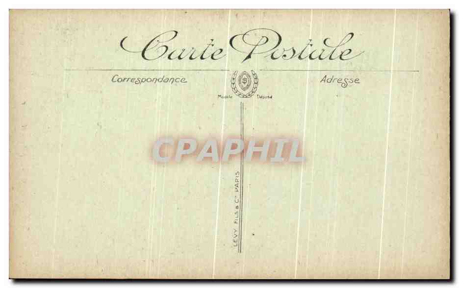 CPA Merseille Les Ascenseurs et Notre Dame de la Garde — Verso