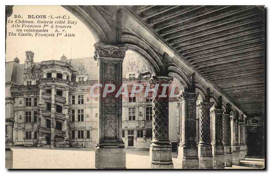 CPA Blois Le Chateau Galerie Aile Francois1er
