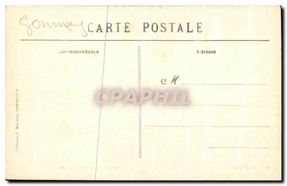 CPA Germaigny Des Pres Par Chateauneuf sur Loire L'Eglise Romano — Rückseite