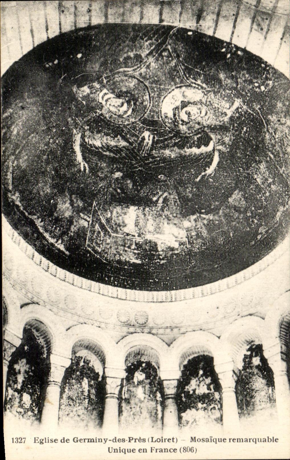 CPA Eglise Germiny Des Pres Mosaique Remarquab Unique En France