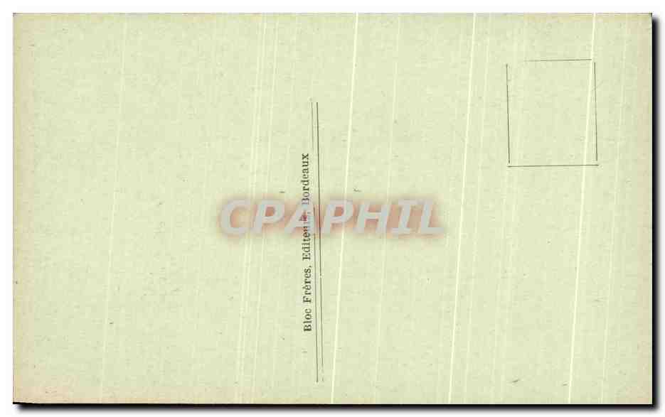 CPA Bordeaux Clocher Saint Michel — Verso