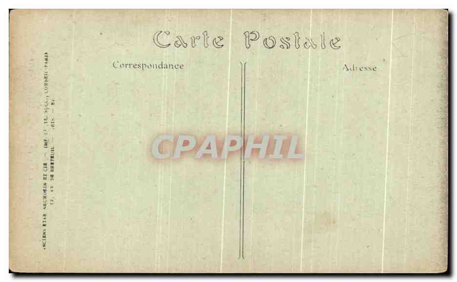 CPA Abbaye De Mont Saint Michel Le Merveille Tympan du Cloitre — Verso