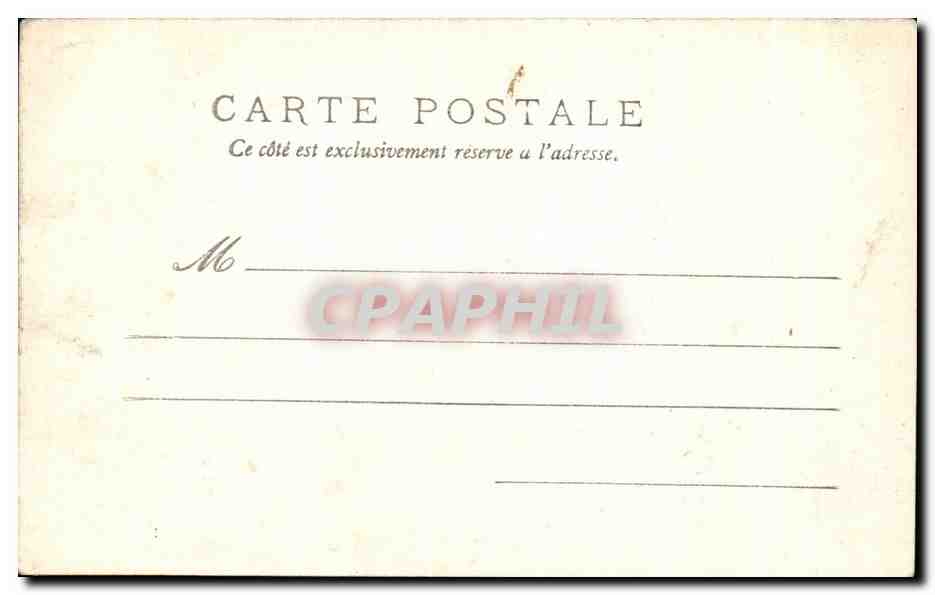 CPA Intre et Loire Chateaurenault le Chateau — Rückseite