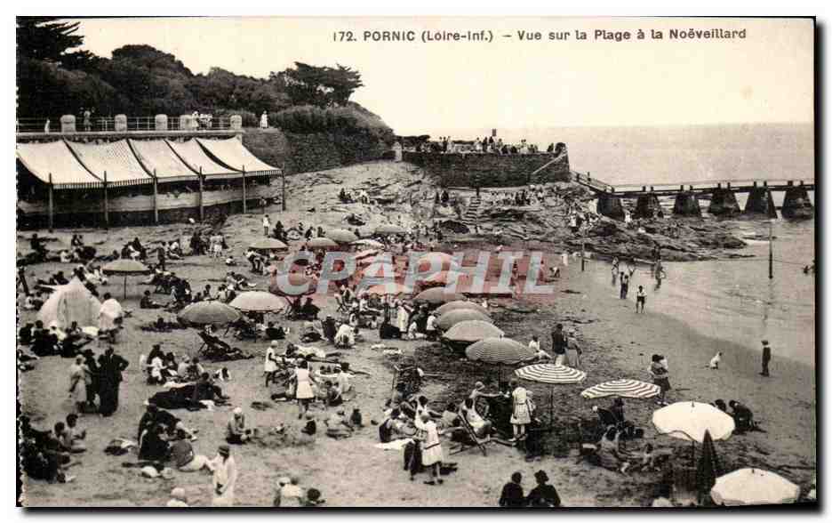 CPA Pornic Vue sur La Plage A La Noeveillard