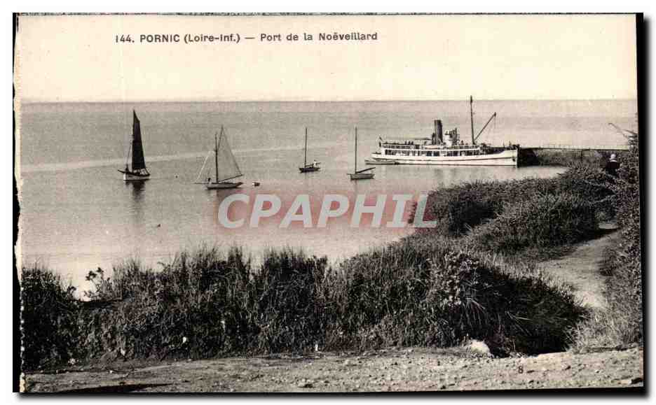 CPA Pornic Port De La Noeveillard Bateau