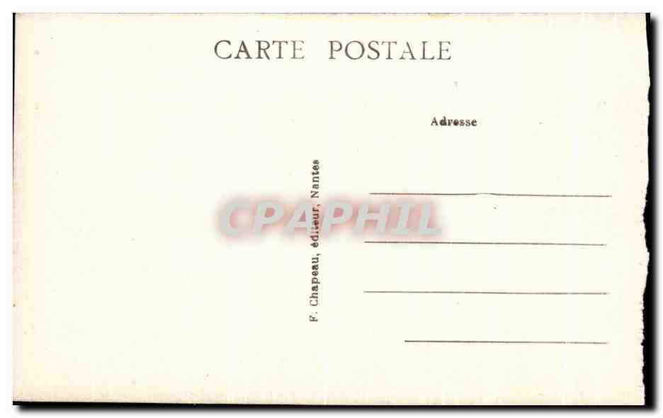 CPA Pornic Port De La Noeveillard Bateau — Rückseite