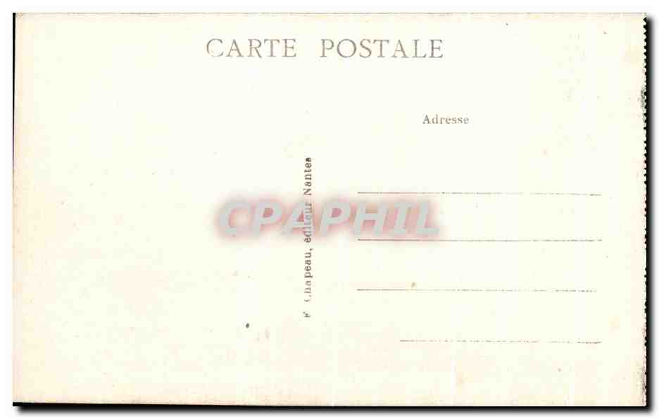 CPA Pornic Cote Et Plage De La Petite Birochere — Rückseite
