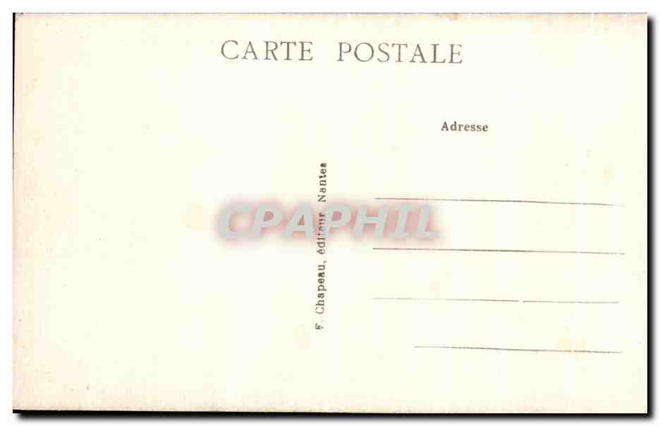 CPA Pornic La Plage De La Noeveillard Et l'Hotel De La Plage — Rückseite