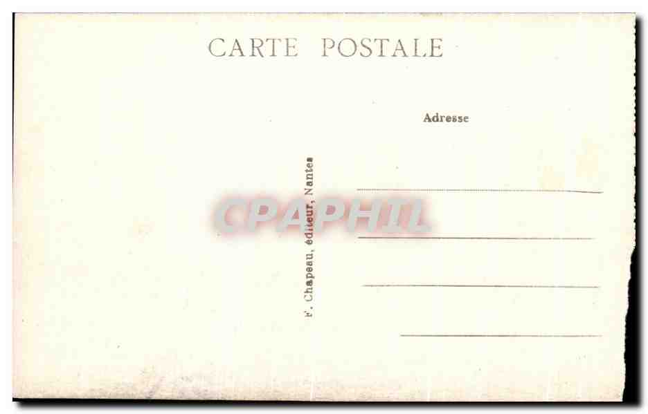 CPA Pornic Le Bateau De Noeveillard Partant du Mole Bateau — Rückseite