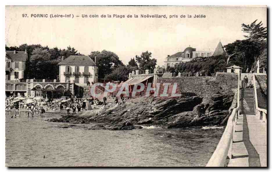 CPA Pornic Un Coin De La Plage De La Noeveillard Pris De La Jetee