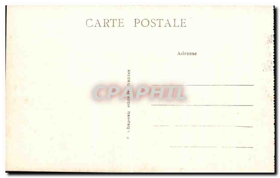 CPA Pornic Vue Vers Prise De l'Anse Aux Lapins — Rückseite
