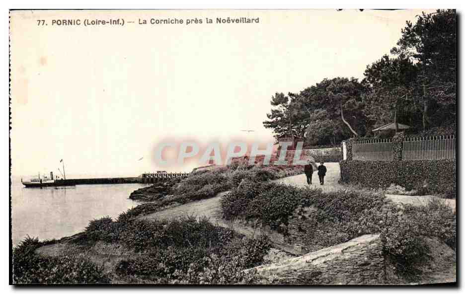 CPA Pornic La Corniche Pres La Noeveillard