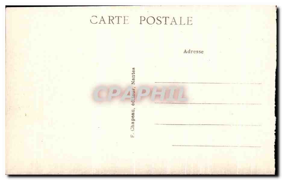 CPA Pornic Le Port rive Droite Bateaux — Rückseite