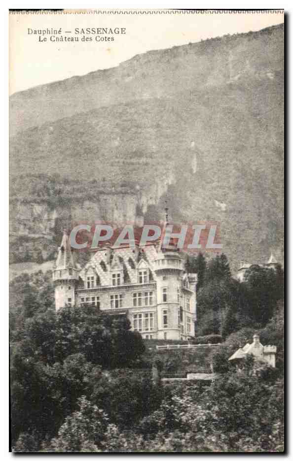 CPA Dauphine Sassenage Le chateau Des Cotes