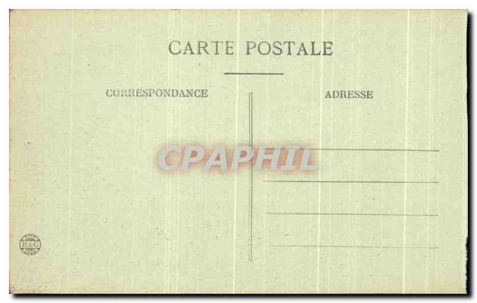 CPA Dauphine Sassenage Le chateau Des Cotes — Rückseite
