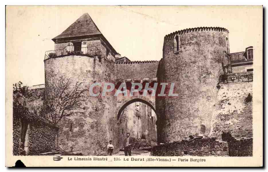 CPA Le Limousin Illustre Porte Bergere