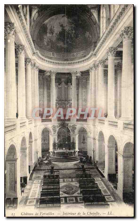 Château de Versailles — Intérieur de la Chapelle — LL.