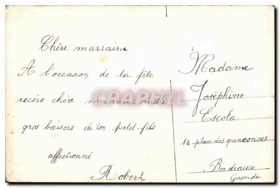 CPA Charite Enfant  — Rückseite