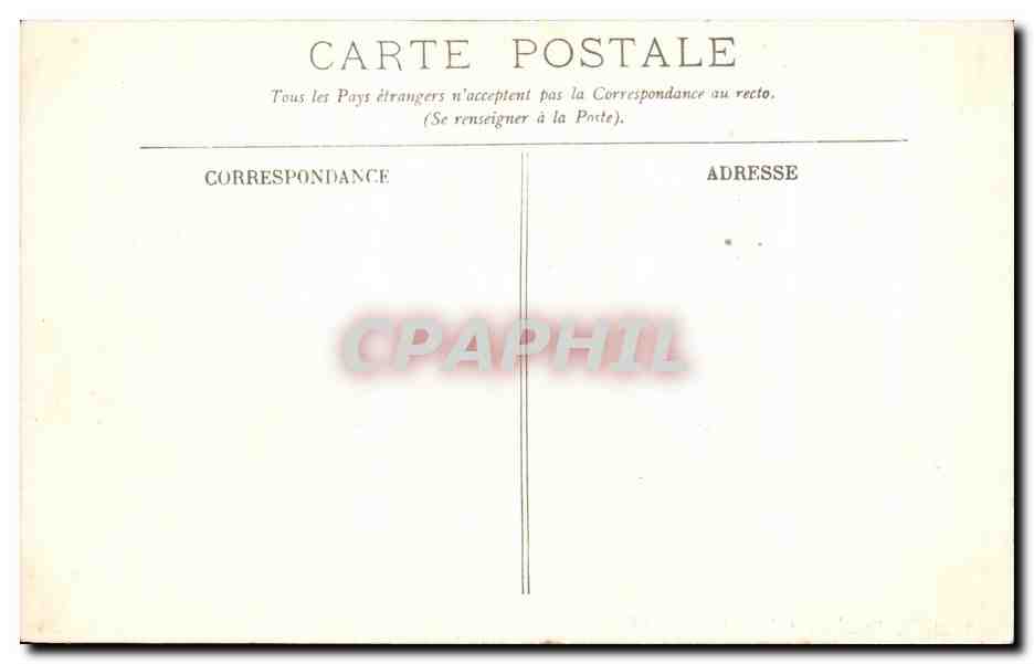 CPA Oran L'Eglise Saint Louis algerie  — Rückseite