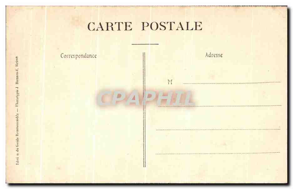 CPA Dieppe Portail de L'Eglise St Jacques — Verso