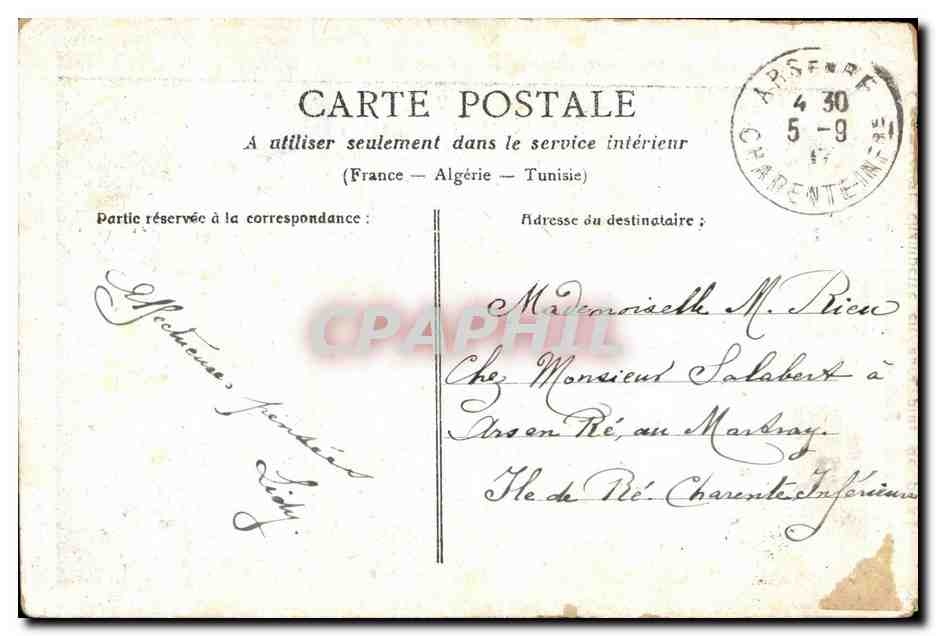 CPA J'Ai Cueilli mon bouquet au long des pres fleuris Enfant — Rückseite