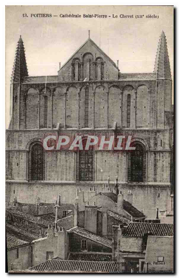 Poitiers — Cathédrale Saint-Pierre — Le Chevet (XIIe siècle) — édition Poitiers
