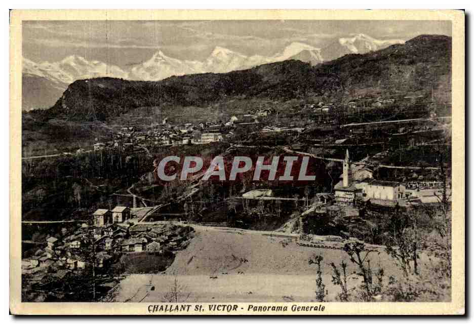 CPA Challant St Victor Panorama Generale