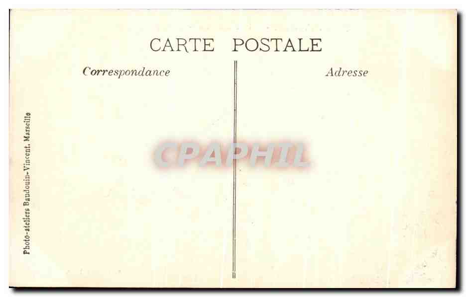 En Provence - Din lou Prat - Dans la Prairie — Photo-ateliers Baudouin-Vincent, Marseille — Verso