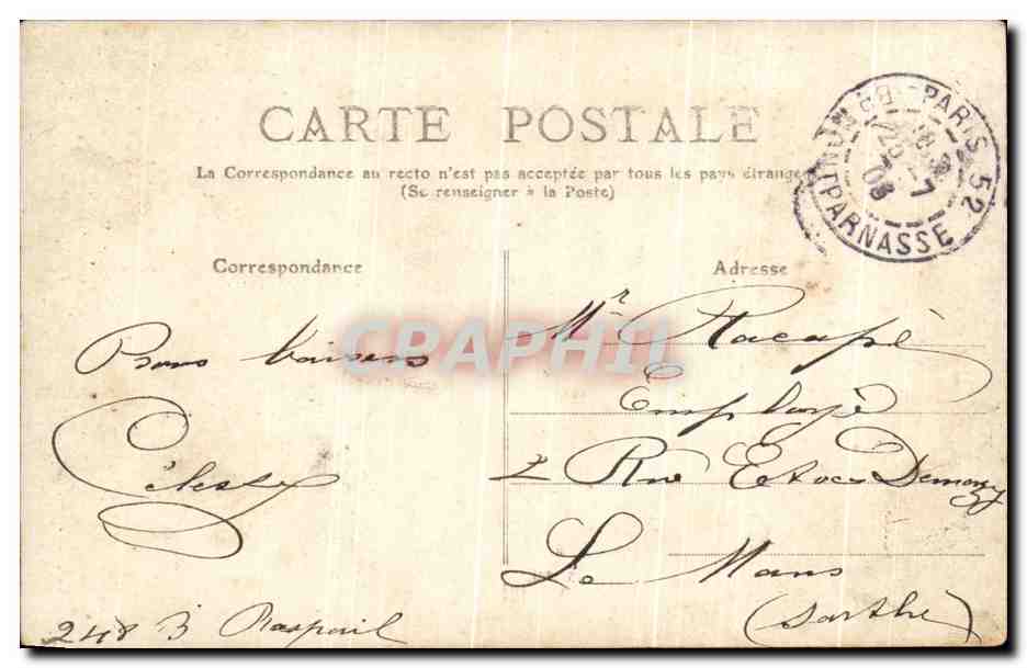 CPA Champetre Premiere escarmouche Femme Folklore Chasse Chasseur — Verso