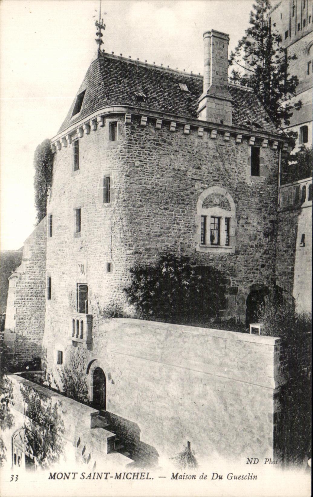 Monte Saint-Michel — Casa de Du Guesclin — ND Phot, n°33