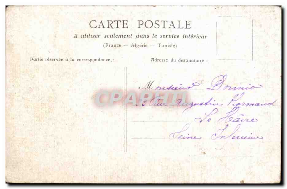 CPA Versailles Le Parc La Grotte d'Apollon — Verso