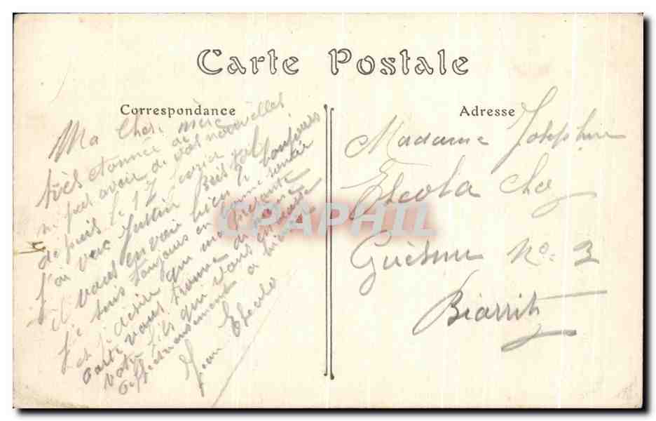 CPA Cathedrale De Reims Incendiee Par Les Allemands 1914 — Rückseite