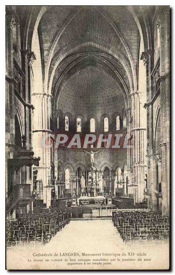 CPA Cathedrale de Langres Monument Historique 