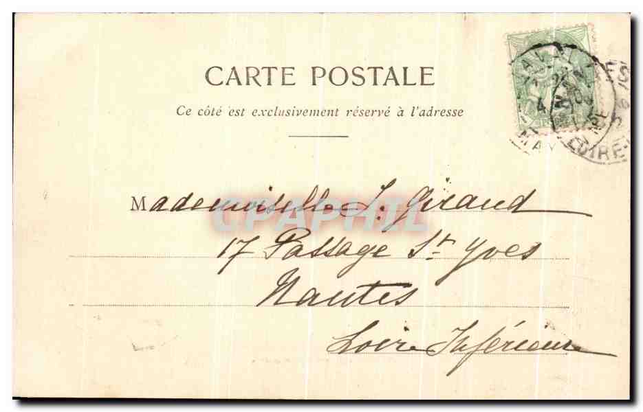 CPA Vue De Laval Prise d'Avesnieres — Rückseite