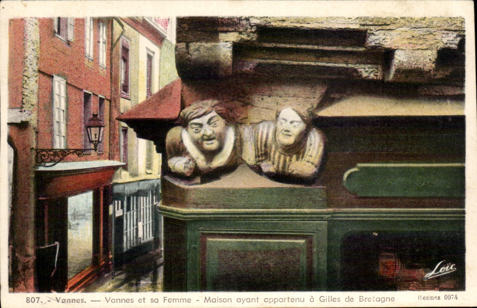 Vannes et sa Femme — Maison ayant appartenu à Gilles de Bretagne — Loïc, n° 0074